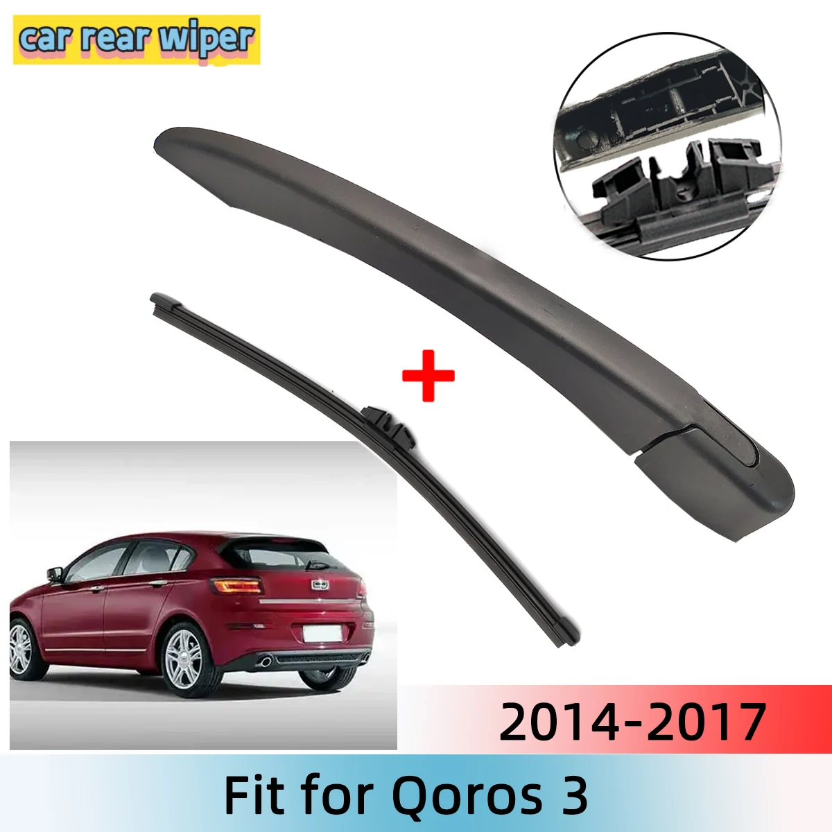 Rear Wiper Blade & Arm Set Kit - Wine Xo 评论和价格