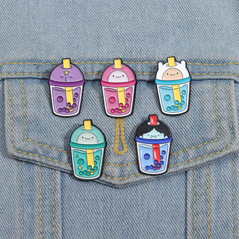 Cartoon Drink Brooch Animal Bu - Wine Beer Juice 评论和价格