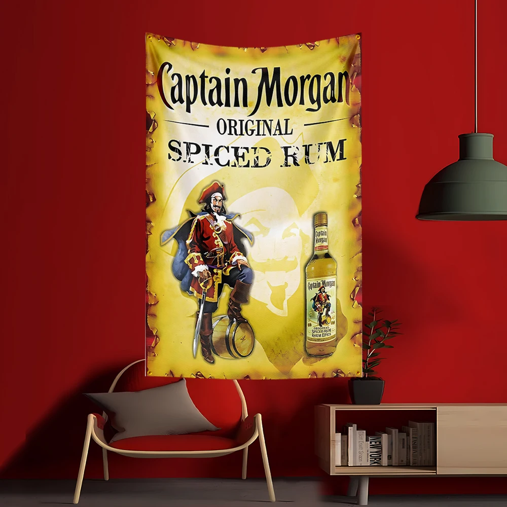 90X150CM C-Captain Morgans rum - Wine Beer Garden 评论和价格
