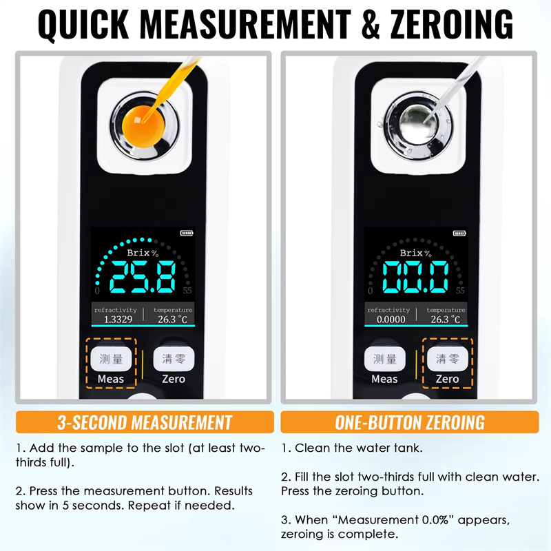 Digital Brix Refractometer Rec - Wine Beer Juice 评论和价格